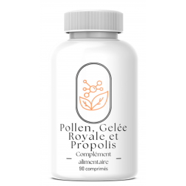 Pollen, Gelée Royale et Propolis - 90 comprimés