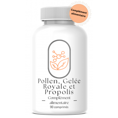 Pollen, Gelée Royale et Propolis - 90 comprimés