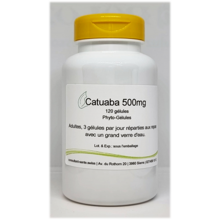 Catuaba 500mg - 120 gélules