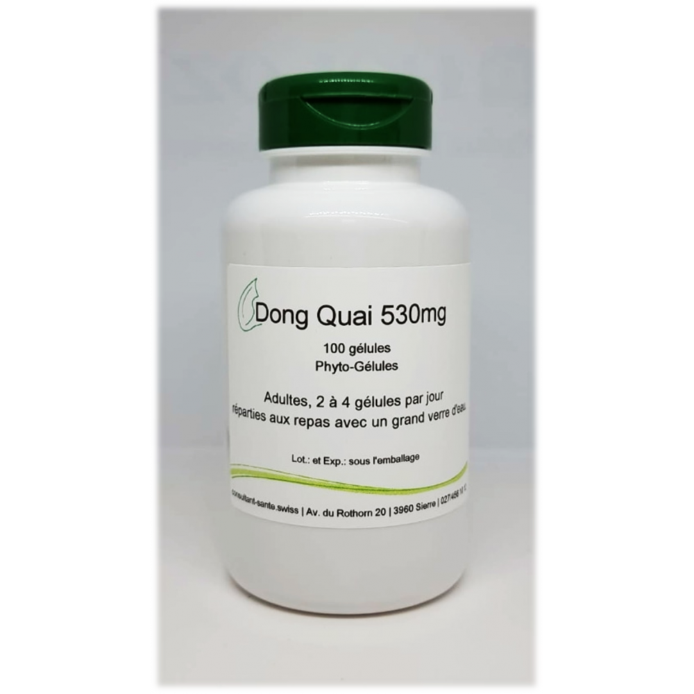Dong Quai 530mg - 100 gélules Dong Quai 530mg - 100 gélules