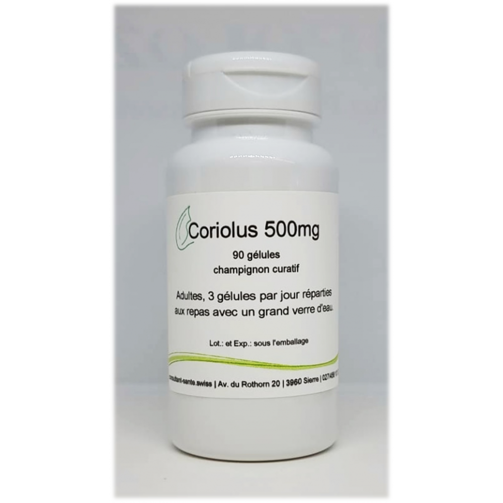 Coriolus 500mg - 90 gélules Coriolus 500mg - 90 gélules