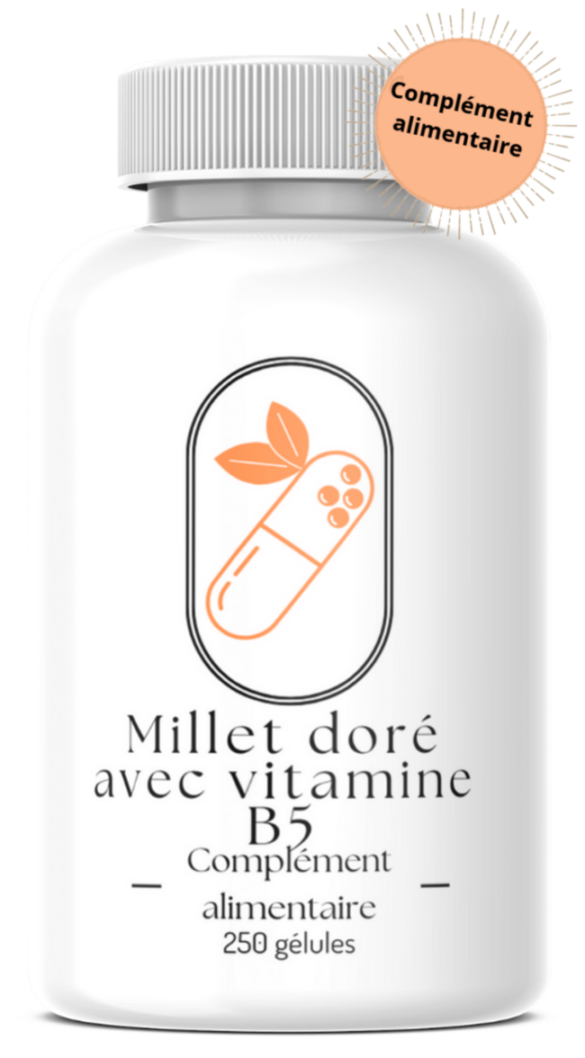Millet dore avec vitamine B5