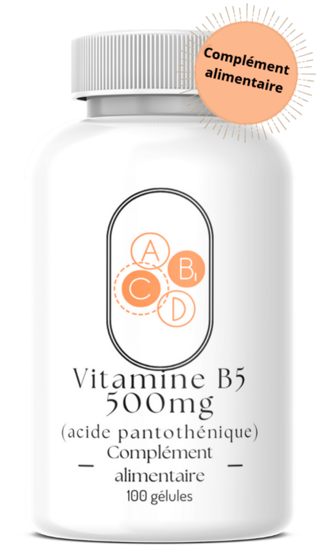 Vitamine B5 500mg (acide pantothenique)