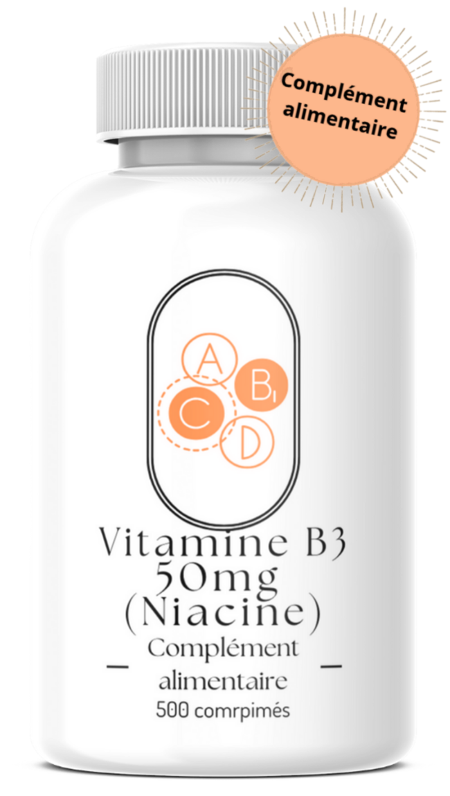 Vitamine B3 50mg (Niacine)